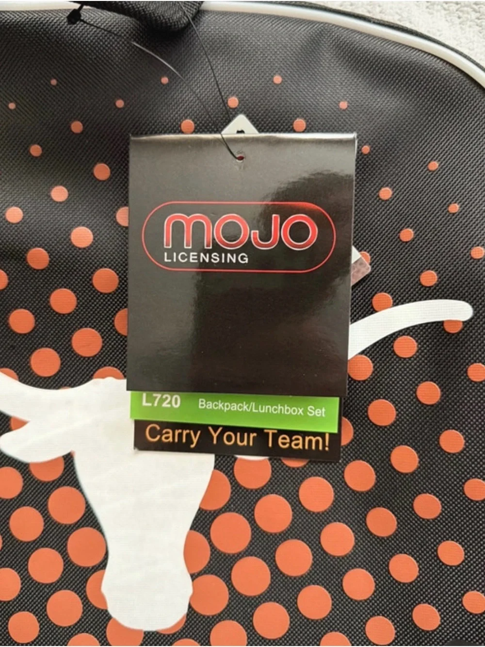 Texas Longhorns Backpack Lunch Box Set MOJO NCAA UT Austin New With Tags